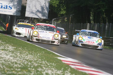 Lars Erik Nielsen i sin Porsche 997 GT3 RSR